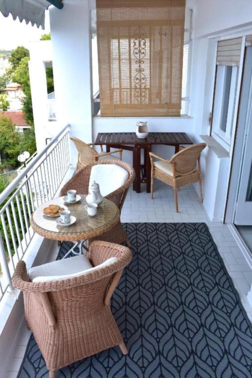 Cozy Seaview Apartment Siviri Exterior foto
